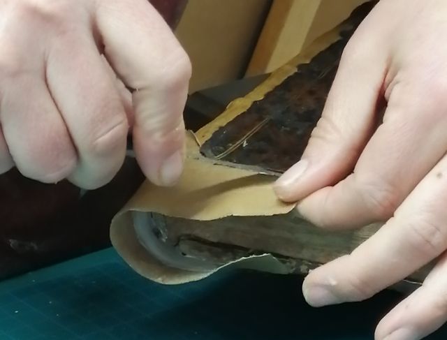 restauration d'une coiffe détériorée ou absente